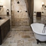 Gambar Desain Kamar Mandi Mungil Dengan Batu Alam 2015